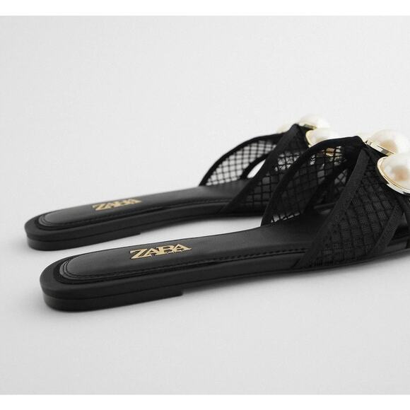 ZARA Mesh Slides NWT - Picture 12 of 12